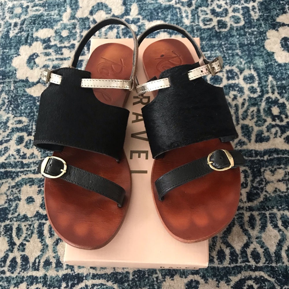 Leather Flat Sandals - image 1